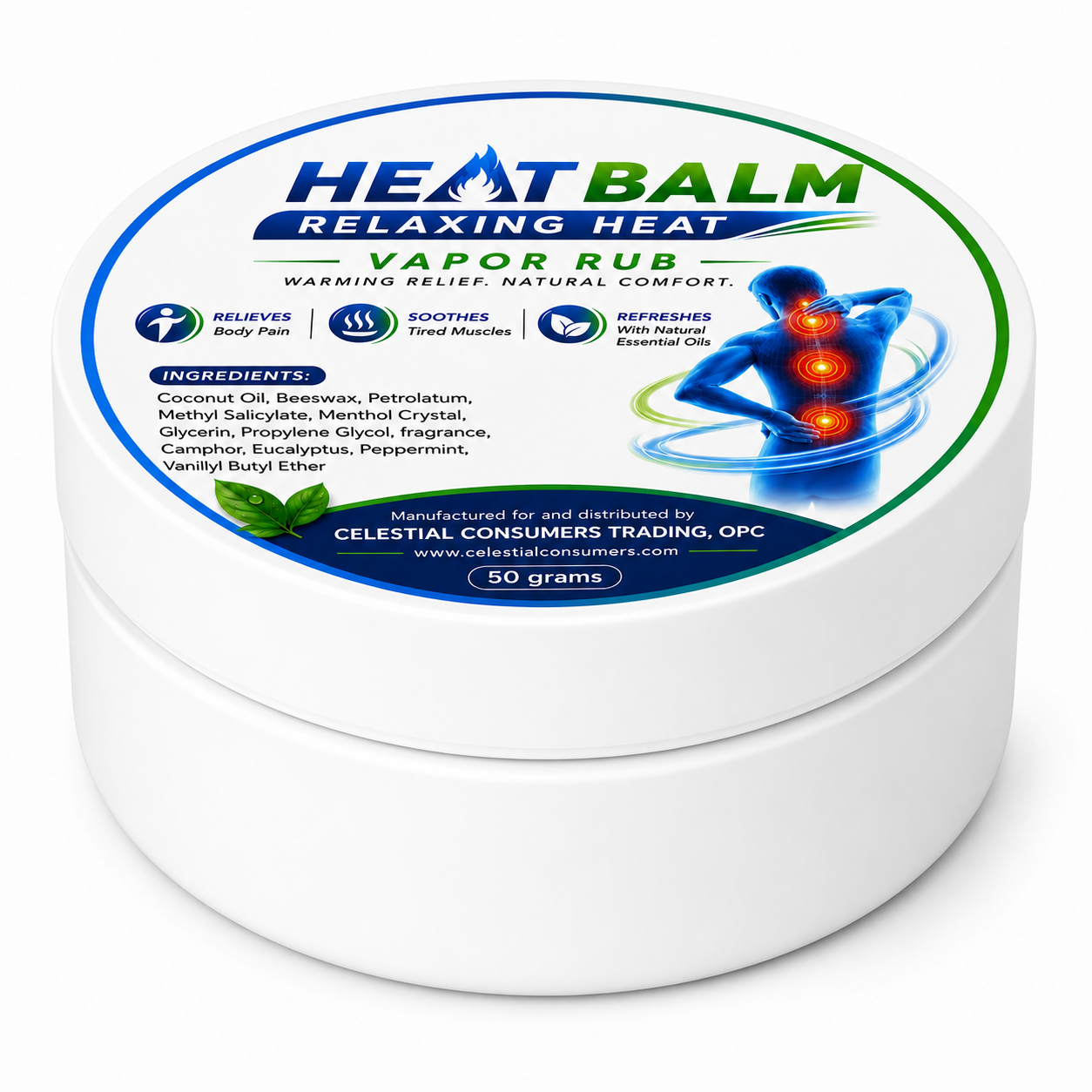 HEATBALM RELAXING HEAT VAPOR RUB